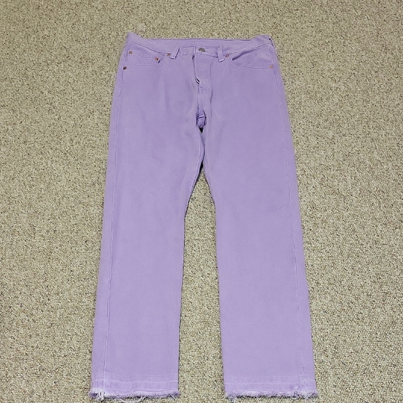 Levis 501 Lavender Mens Jeans Sz 31 X 30 - Picture 1 of 6